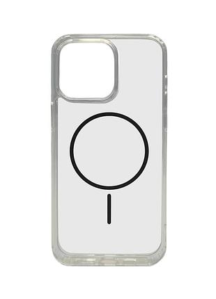 Чохол cosmic acrylic thin magnetic for apple iphone 16 pro grey