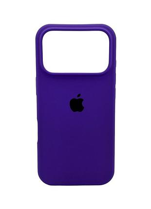 Чохол для смартфона silicone full case aa open cam for apple iphone 17 pro 22, dark purple