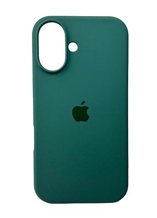Чохол для смартфона silicone full case aa open cam for apple iphone 16 46,pine green