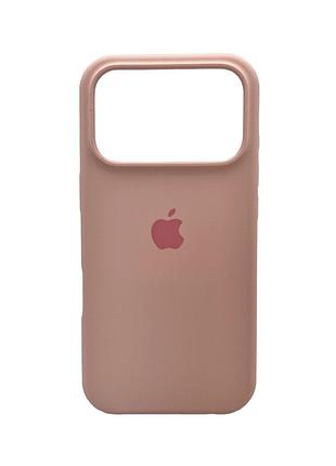 Чохол для смартфона silicone full case aa open cam for apple iphone 17 pro 15,pink sand