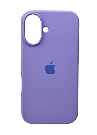 Чохол для смартфона silicone full case aa open cam for apple iphone 16 26,elegant purple