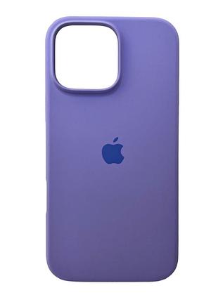 Чохол для смартфона silicone full case aa open cam for apple iphone 16 pro 26,elegant purple