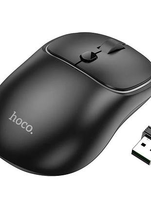 Маніпулятор миша hoco gm25 royal dual-mode business wireless mouse dark night black