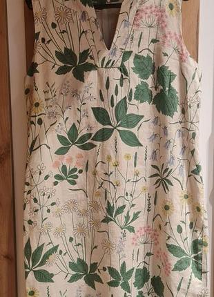 Льняное платье laura ashley