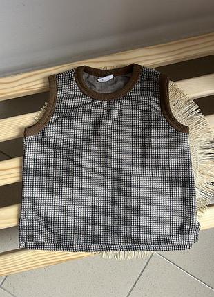 Трикотажна жилетка zara 116 см