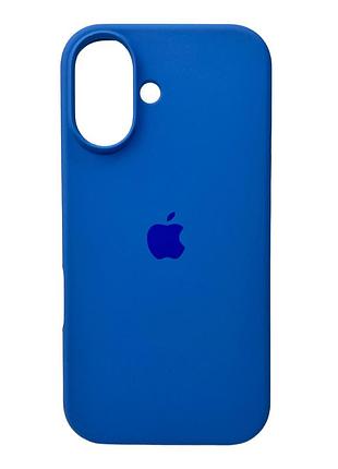 Чохол для смартфона silicone full case aa open cam for apple iphone 16 3,royal blue