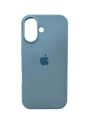 Чохол для смартфона silicone full case aa open cam for apple iphone 17 27,mist blue