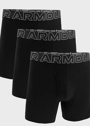 Труси under armour m perf cotton 6in чорний xs (1383889-001)