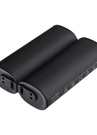 Зовнішній акумулятор veger 10000 mah (2x5000mah) магнітна грілка для рук