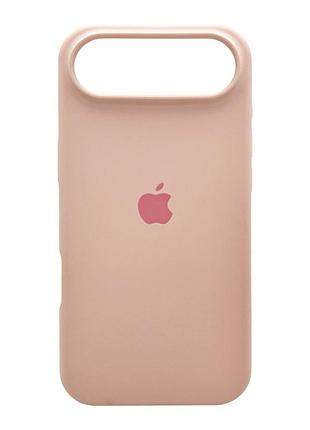 Чохол для смартфона silicone full case aa open cam for apple iphone 17 air 15,pink sand
