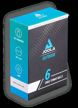 Набор мячей для настольного тенниса jola outdoor 40+ ( 6 шт) 42181