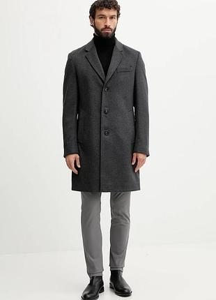 Hugo boss чоловіче,преміальне пальто плащ ,оригінал ,кашемір+вовна