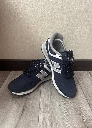 Оригінальні кросівки new balance 574 navy blue (u4446kot) — розмір 44 (29 см)
