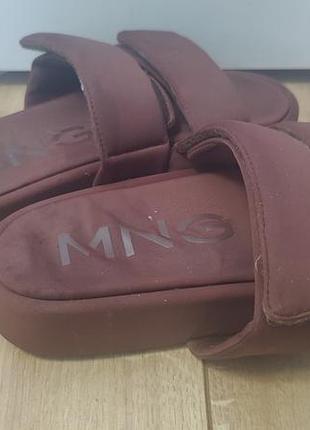 Mango шльопанці сандалі в ідеалі 36-37 (24+см) регульовані на липучках