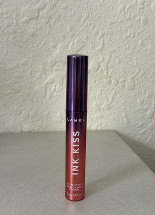 Тінт для губ lamel ink kiss нова