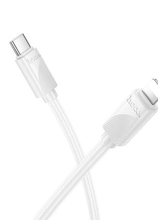 Кабель hoco x114 energy pd charging data cable ip white