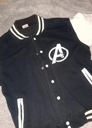 Бомбер fdm с принтом avengers