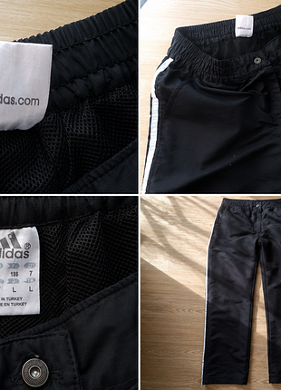Спортивні жіночі штани adidas чорного кольору