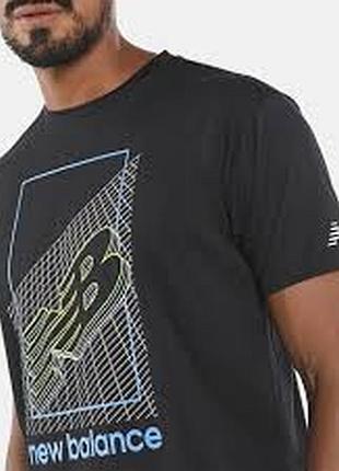 Чоловіча футболка new balance rwt graphic heathertech