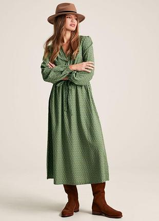 Вискозное миди платье joules imogen