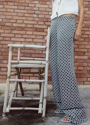 Сатиновые брюки zara