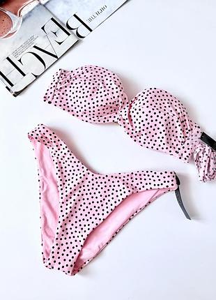 Рожевий купальник бандр victoria’s secret