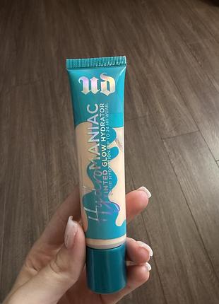 Тональний крем urban decay hydromaniac glowy tinted hydrator foundation 10 ultra-fair neutral standart natural.