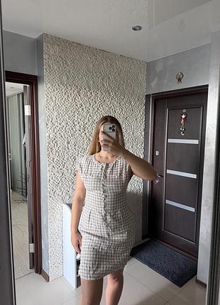 Лляна сукня