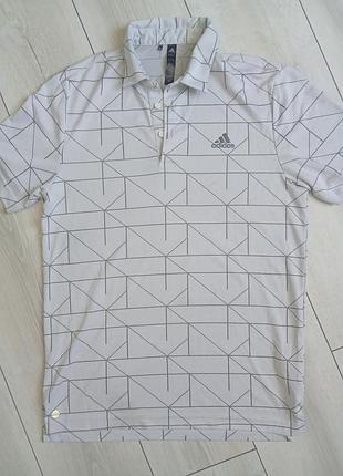 Мужская футболка поло adidas ha6116 оригинал, размер s-(m)