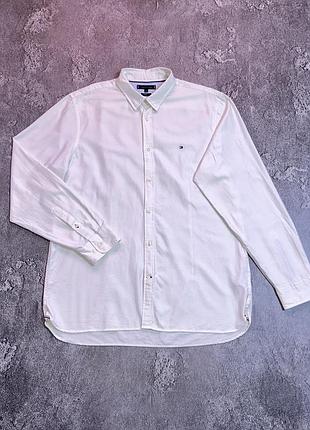Чоловіча біла сорочка tommy hilfiger 2xl розмір оригінал стан ідеал