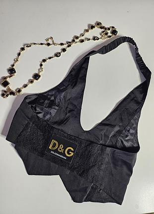 Шелковый жилет черный dolce gabbana