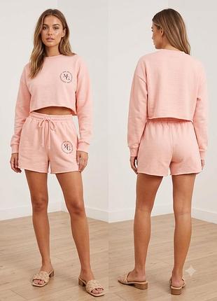 Легкий костюм шорти та світшот новий missguided