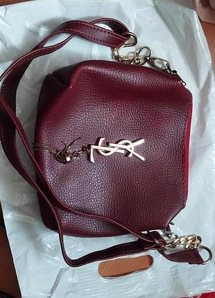 Женская сумка ysl (экокожа) / сумка кросс-боди ив сен лоран (копия)