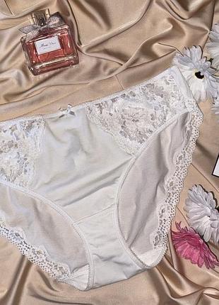Трусики сліпи оздоблені мереживом marks and spencer