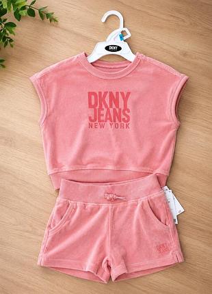 Новий рожевий дитячий костюм від dkny 92 розмір