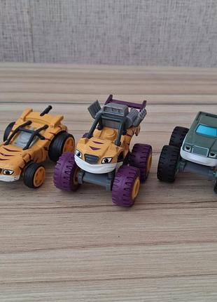 Металлические машинки блеск и чудо машинки blaze &amp; the monster machines