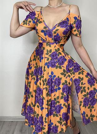 Розпродаж сукня asos міді з розрізом