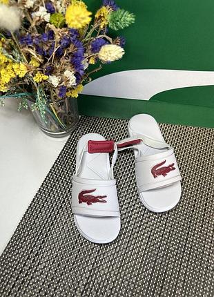 Оригінальні шльопанці lacoste