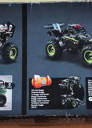 Конструктор lego technic 42118 monster jam grave digger!!️повреждена упаковка!!️ 2