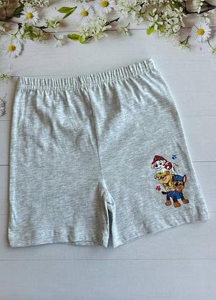 Пижамные шорты на мальчика хлопковые щенячий патруль paw patrol р.110 см (4-5 лет)