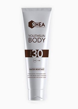 Rhea youthsun body spf 30 - антивіковий сонцезахисний крем для тіла 150мл