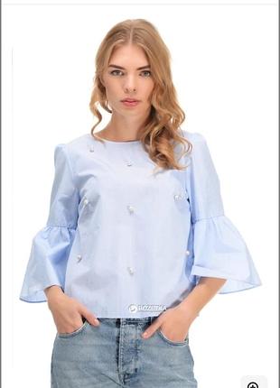 Блузка в перлинки zara