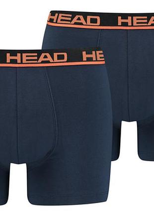 Труси-боксери head basic boxer 2p темно-синій, помаранчевий чол xl