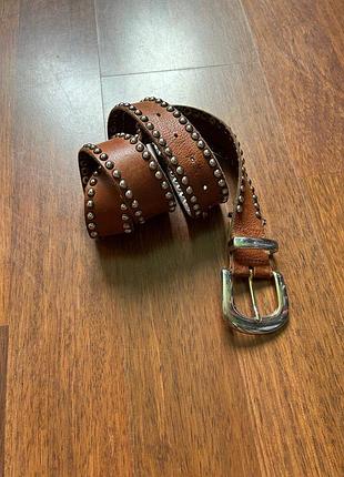 Ted baker ремінь шкіряний leather street style vintage б у