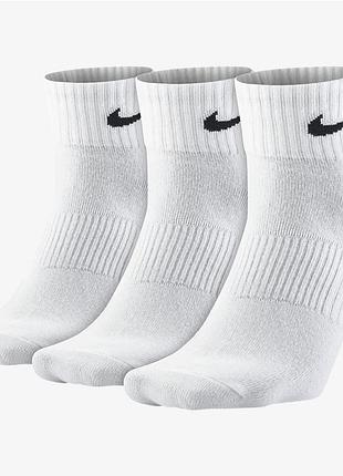 Шкарпетки nike u nk everyday ltwt ankle 3pr білий уні 46-50