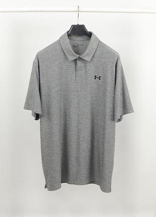 Чоловіча polo футболка under armour silver