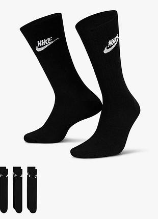 Шкарпетки nike u nk nsw everyday essential cr чорний уні 38-42