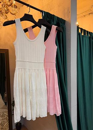 Коротка легка літня сукня трикотаж sandro paris