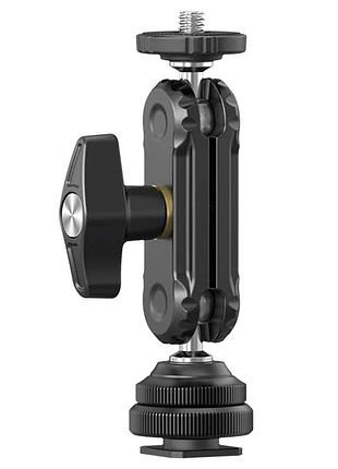 Шарнірне кріплення ulanzi r098 double ball heads with code shoe mount (uv-2954 r098)