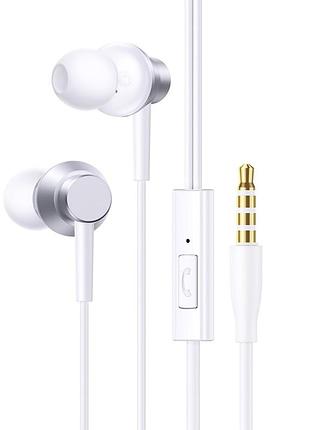 Навушники дротові baseus encok hz11 (3.5mm) moon white